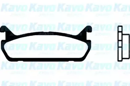 BP-4536 KAVO PARTS Комплект тормозных колодок, дисковый тормоз