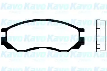 BP-5518 KAVO PARTS Комплект тормозных колодок, дисковый тормоз