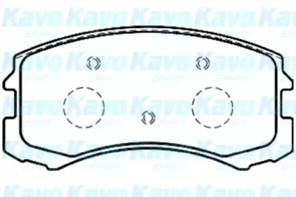 BP-5546 KAVO PARTS Комплект тормозных колодок, дисковый тормоз
