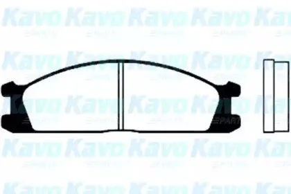 BP-6508 KAVO PARTS Комплект тормозных колодок, дисковый тормоз