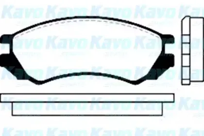 BP-6516 KAVO PARTS Комплект тормозных колодок, дисковый тормоз