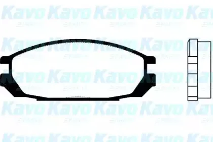BP-6546 KAVO PARTS Комплект тормозных колодок, дисковый тормоз