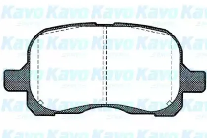 BP-9039 KAVO PARTS Комплект тормозных колодок, дисковый тормоз