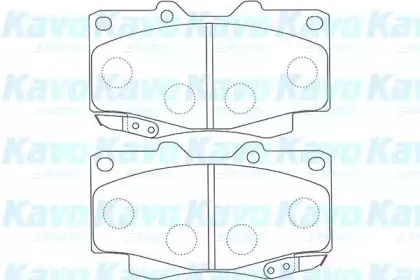 BP-9117 KAVO PARTS Комплект тормозных колодок, дисковый тормоз