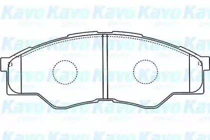BP-9126 KAVO PARTS Комплект тормозных колодок, дисковый тормоз