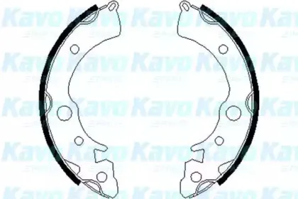 BS-2901 KAVO PARTS Комплект тормозных колодок