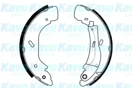 BS-7428 KAVO PARTS Комплект тормозных колодок