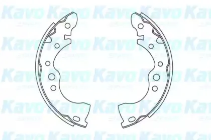 BS-7434 KAVO PARTS Комплект тормозных колодок