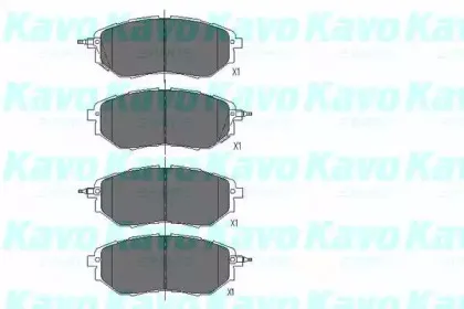 KBP-8020 KAVO PARTS Комплект тормозных колодок, дисковый тормоз