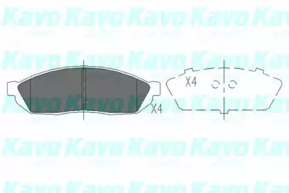 KBP-8501 KAVO PARTS Комплект тормозных колодок, дисковый тормоз