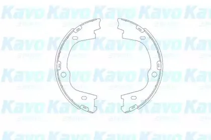 KBS-3406 KAVO PARTS Комплект тормозных колодок