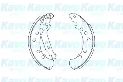 KBS-9906 KAVO PARTS Комплект тормозных колодок