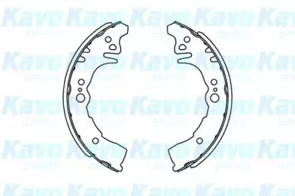 KBS-9917 KAVO PARTS Комплект тормозных колодок