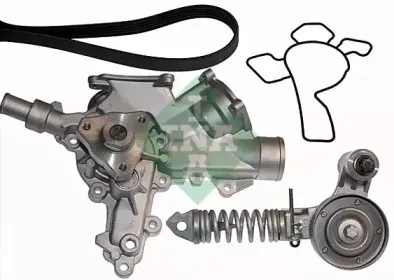 529 0009 30 INA Водяной насос + комплект ручейковых ремней