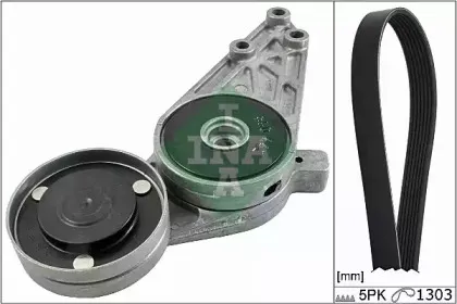 529 0096 10 INA Поликлиновой ременный комплект