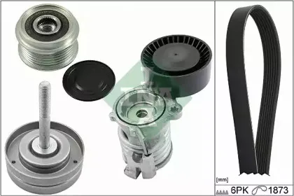 529 0101 10 INA Поликлиновой ременный комплект