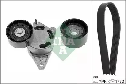 529 0136 10 INA Поликлиновой ременный комплект