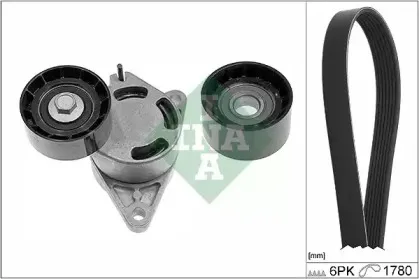 529 0137 10 INA Поликлиновой ременный комплект