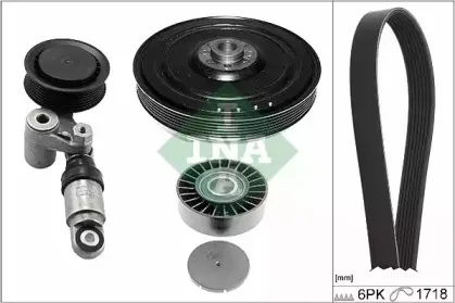 529 0182 10 INA Поликлиновой ременный комплект