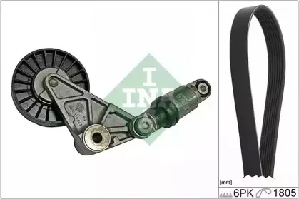 529 0200 10 INA Поликлиновой ременный комплект