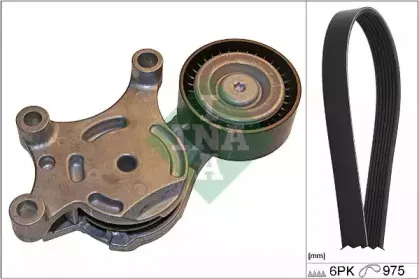 529 0261 10 INA Поликлиновой ременный комплект