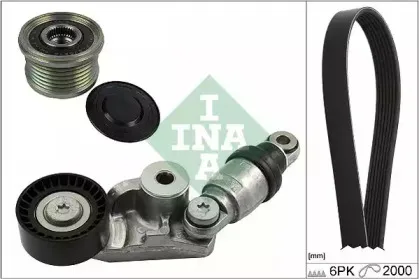 529 0275 10 INA Поликлиновой ременный комплект