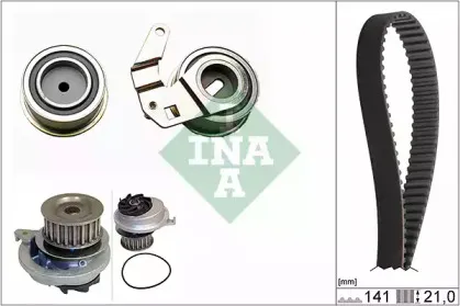 530 0075 30 INA Водяной насос + комплект зубчатого ремня