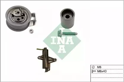 530 0340 09 INA Комплект роликов, зубчатый ремень