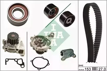 530 0485 30 INA Водяной насос + комплект зубчатого ремня