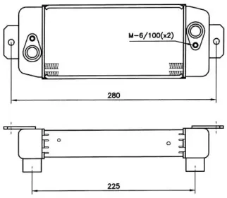 31103 NRF масляный радиатор, двигательное масло