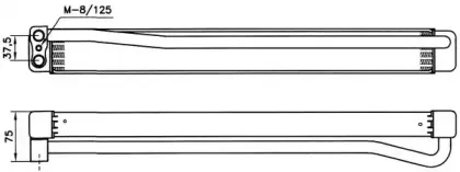 31106 NRF масляный радиатор, двигательное масло