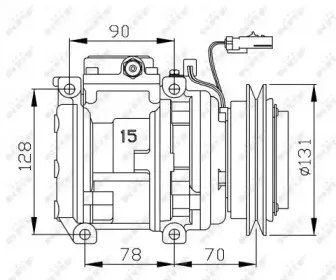 32452G NRF Компрессор, кондиционер