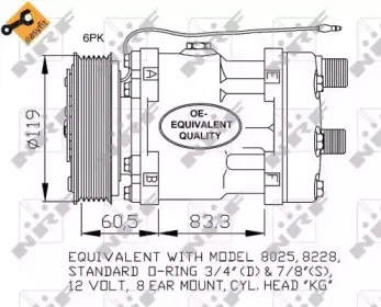 32768 NRF Компрессор, кондиционер