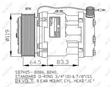 32770G NRF Компрессор, кондиционер
