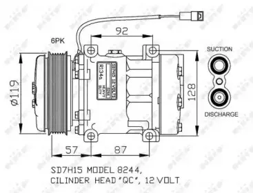 32771G NRF Компрессор, кондиционер