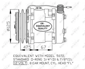 32800 NRF Компрессор, кондиционер