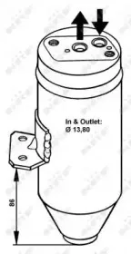 33109 NRF Осушитель, кондиционер