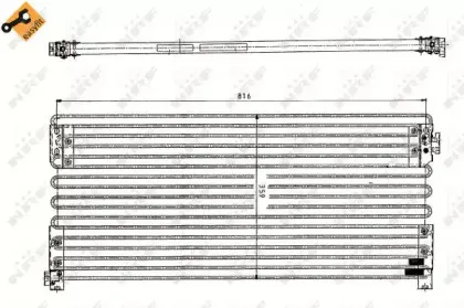 35154 NRF Конденсатор, кондиционер