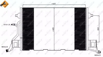 35564 NRF Конденсатор, кондиционер