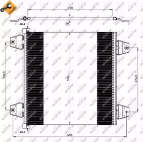35757 NRF Конденсатор, кондиционер