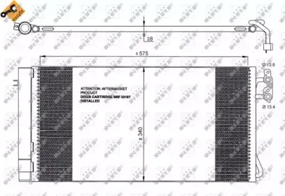 35773 NRF Конденсатор, кондиционер