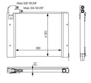 35794 NRF Конденсатор, кондиционер