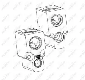 38373 NRF Расширительный клапан, кондиционер