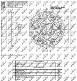 49410 NRF Сцепление, вентилятор радиатора