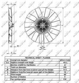 49427 NRF Сцепление, вентилятор радиатора