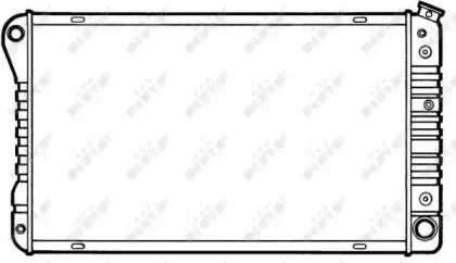 50339 NRF Радиатор, охлаждение двигателя