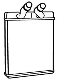 50398 NRF Теплообменник, отопление салона