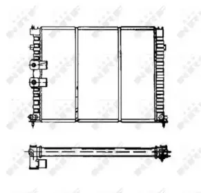 50469 NRF Радиатор, охлаждение двигателя