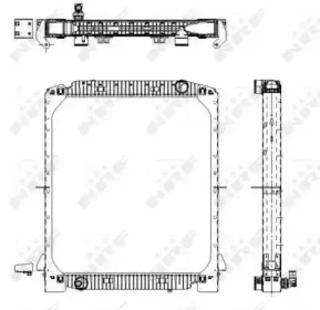 509567 NRF Радиатор, охлаждение двигателя