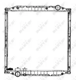 51602 NRF Радиатор, охлаждение двигателя